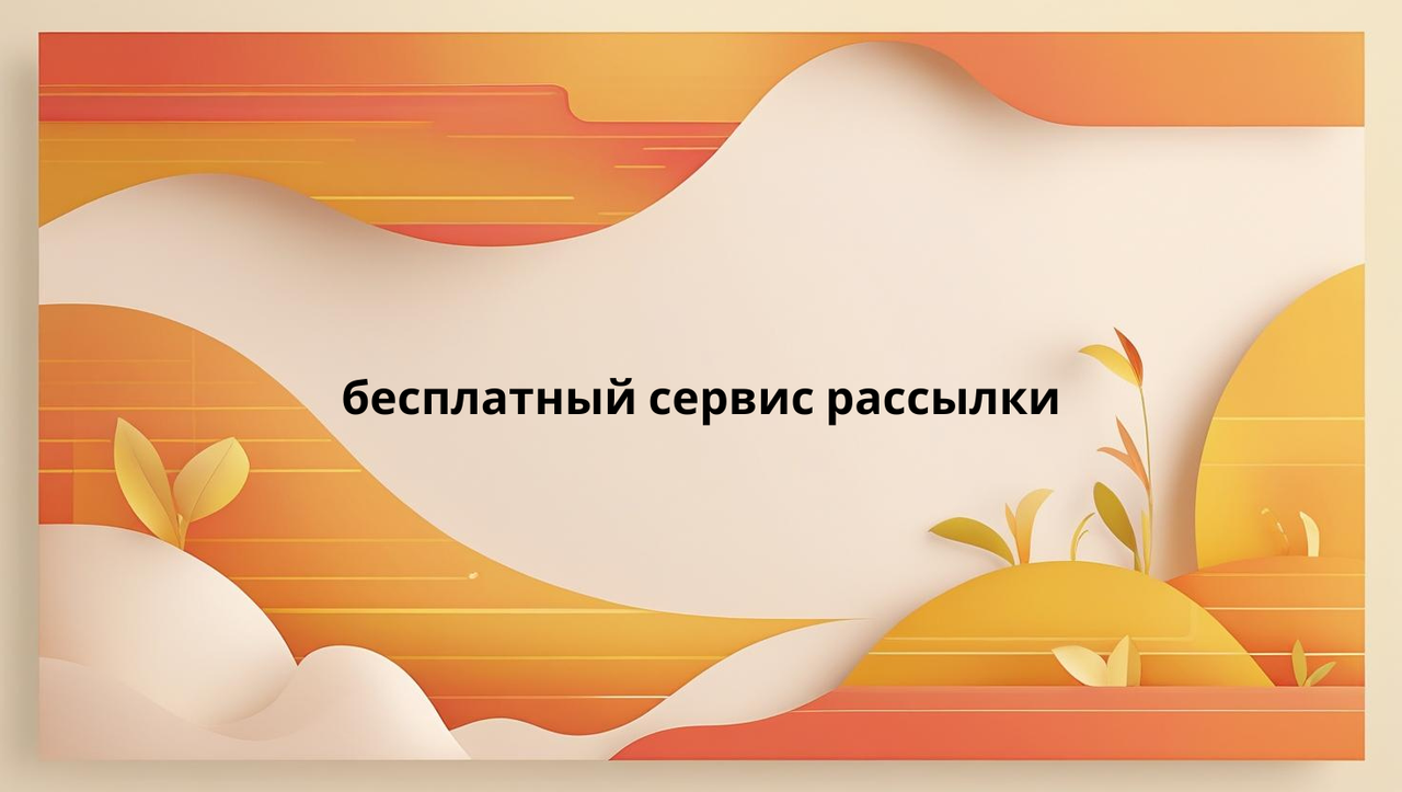 бесплатный сервис рассылки