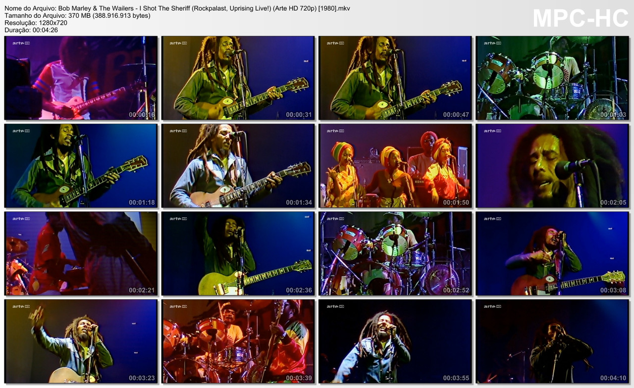 Bob Marley & The Wailers - I Shot The Sheriff (Rockpalast, Uprising Live!) (Arte HD 720p) [13.06.198