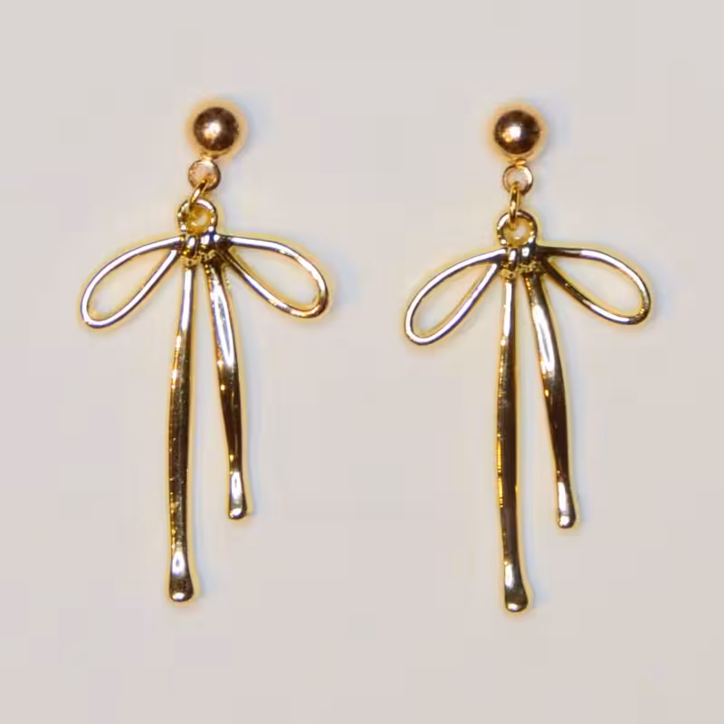 boucles d'oreilles noeuds