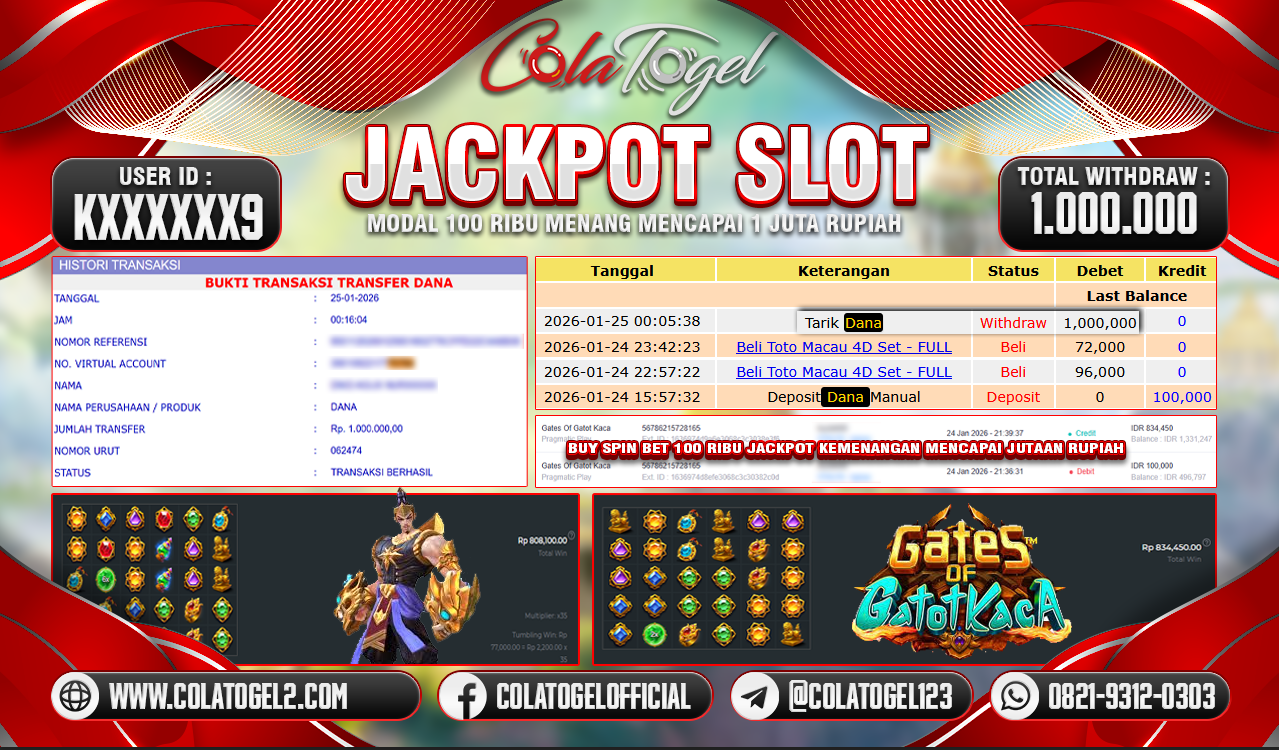 JACKPOT SLOT GACOR!!