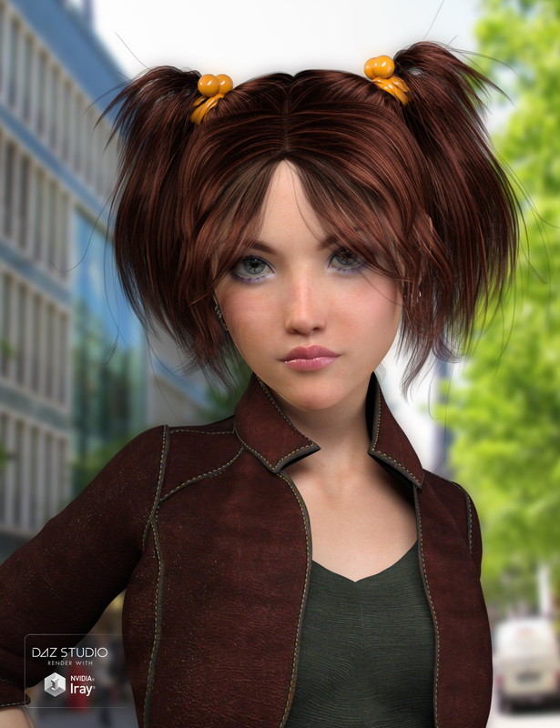 Yumi Hair for Genesis 3 Female(s) Yumi Hair for Genesis 3 Female(s)