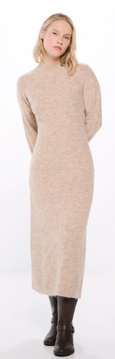 VESTIDO MIDI PUNTO