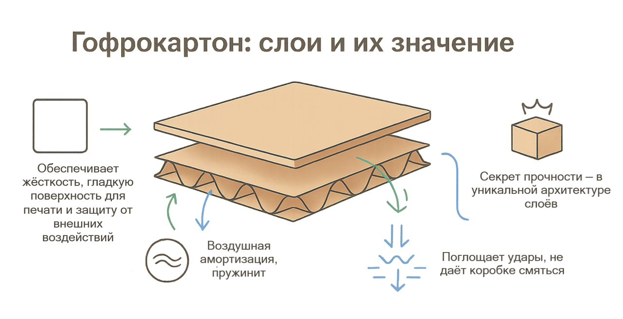 Что такое гофрокартон