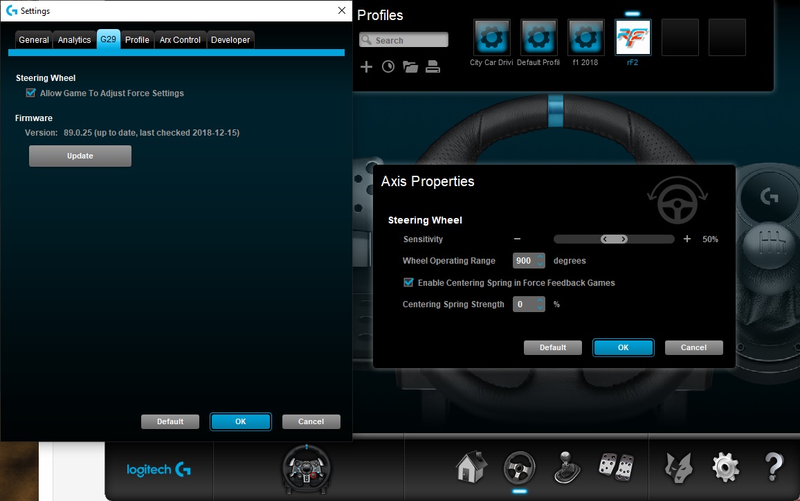 SOLVED - Logitech G29 Wheel Rotation | Studio-397 Forum