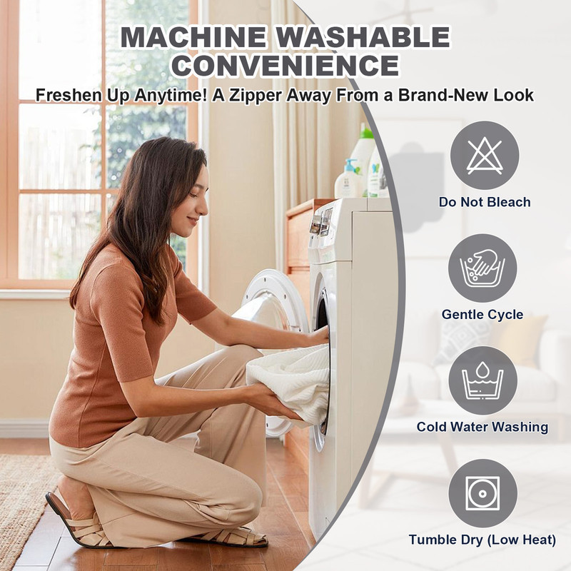 Outdoor Patio Chair Cushions Set Water Resistant Cushions 23.62'' x 23.62''