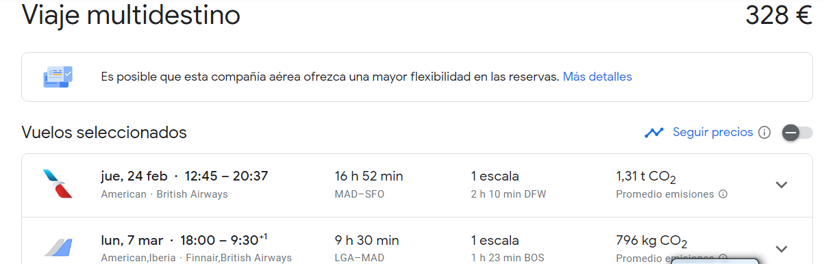 Vuelos internos USA - Foro USA y Canadá