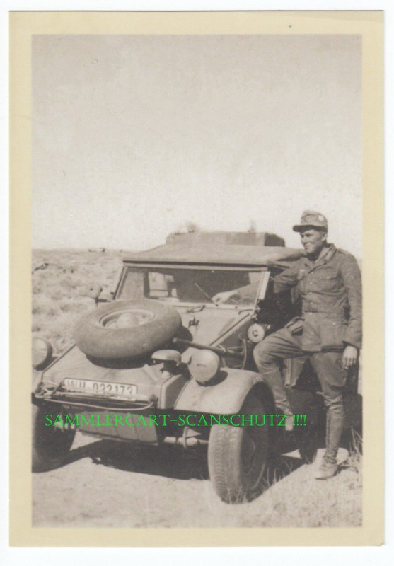 Wehrmacht VW Kübelwagen Typ 82 DAK Afrika Wüsten
