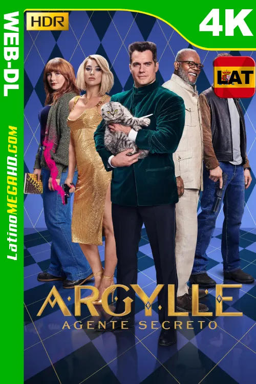 Argylle: Agente secreto (2024) Latino UltraHD HEVC HDR10+ WEB-DL 2160P