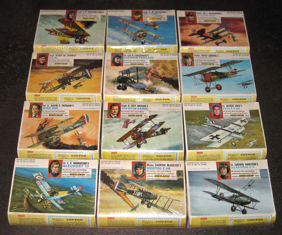 Renwal WWI Box Covers