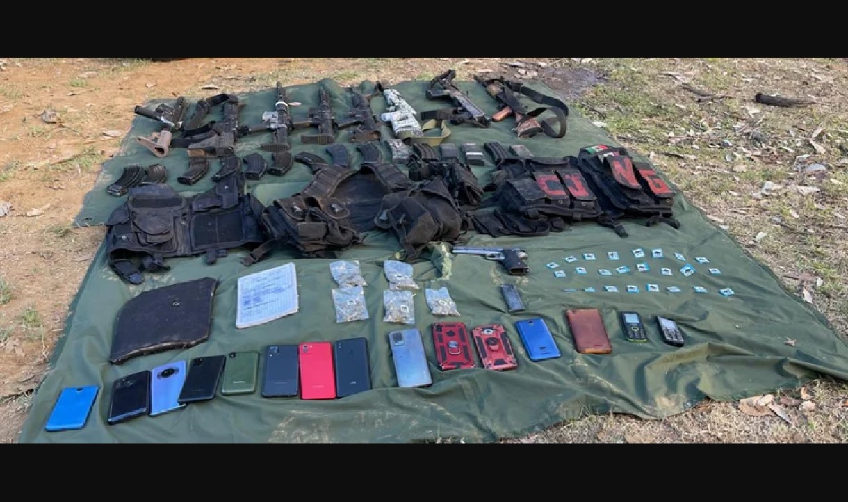 Caen 10 sicarios del CJNG instalados en una huerta de aguacate de Michoacán