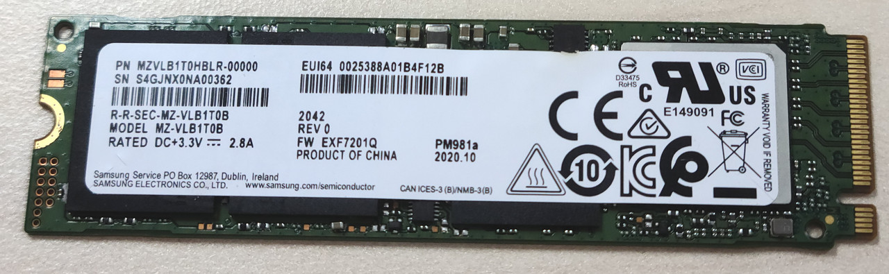 PM981a 1TB 1