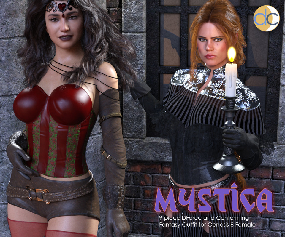 DC-Mystica for Genesis 8 Female (Re Upload)