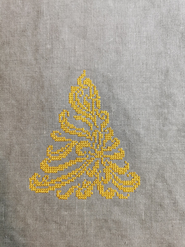 елка крестом