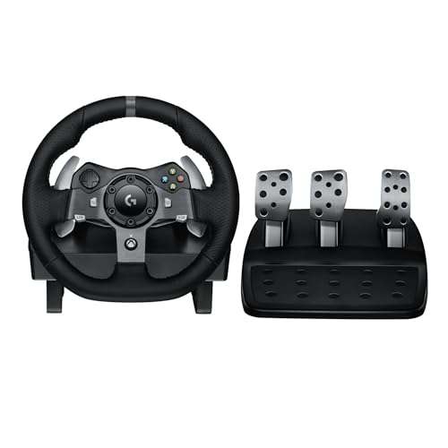 AMAZON: Logitech G920 Driving Force Volante de Carreras y Pedales Ajustables para Xbox Series X|S, Xbox One, PC, Color Negro 
