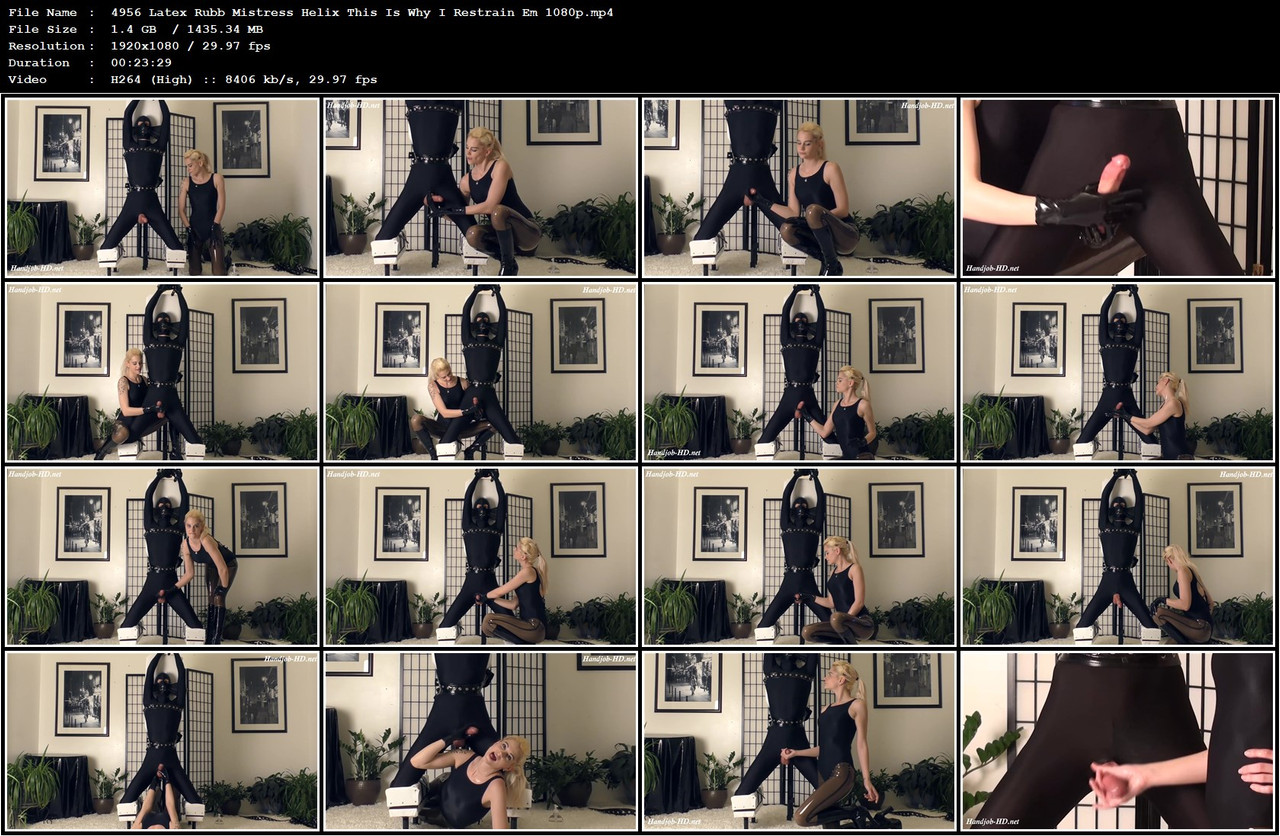 4956 Latex Rubb Mistress Helix This Is Why I Restrain Em 1080p mp4