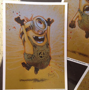 Minions prints by portrait artist Alan Fore