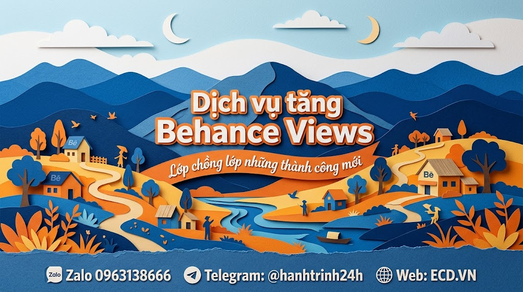 tăng behance views nhanh chóng cho portfolio