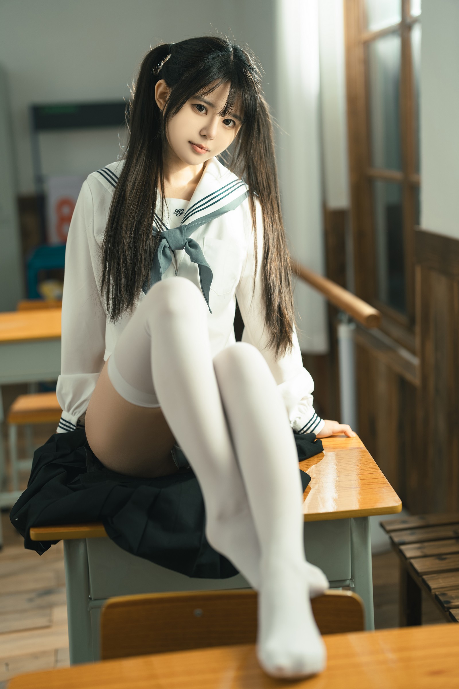 rua阮阮 授课中 教室主题 写真合集｜剧情系校园写真（57P｜855MB）插图1