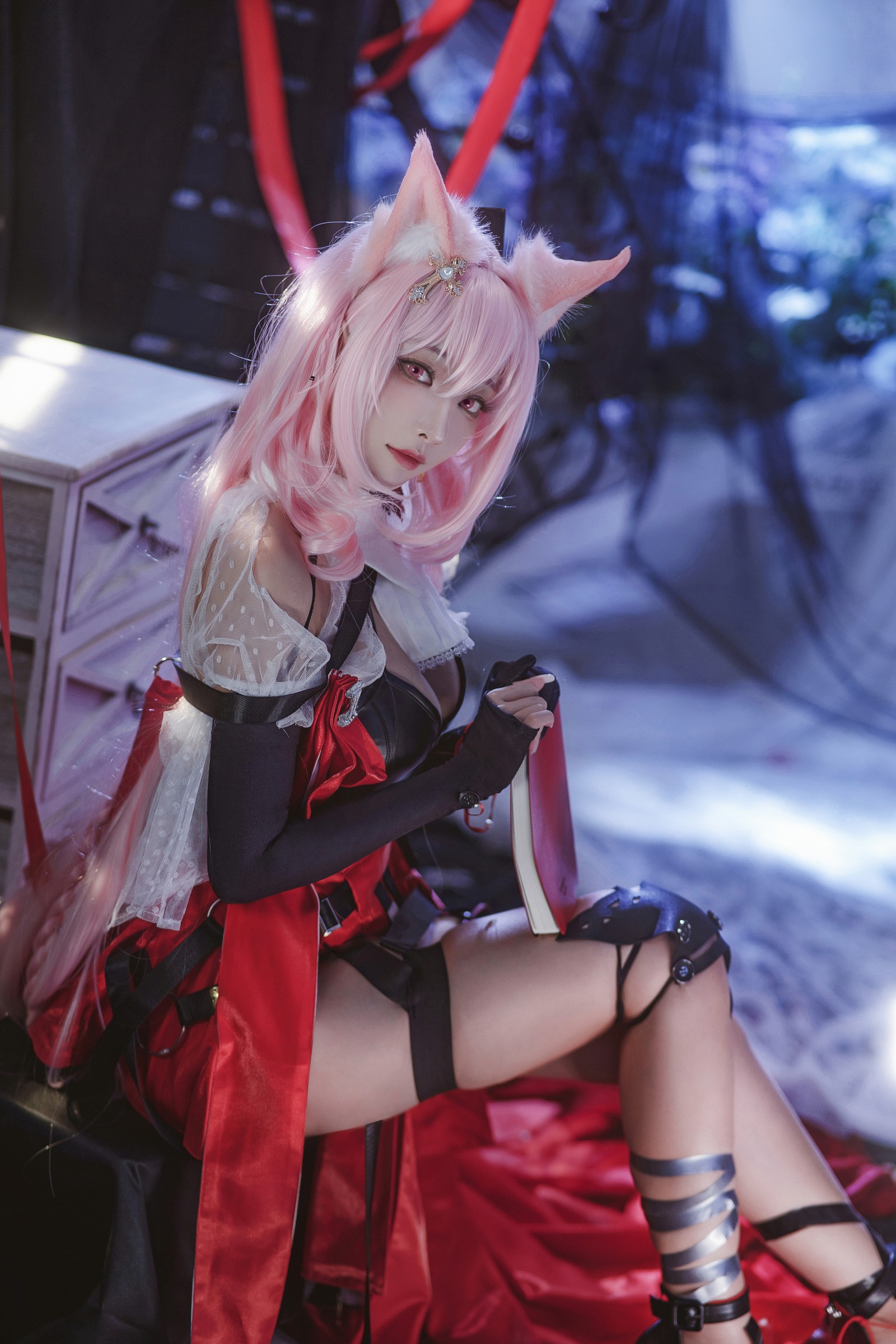 宮本桜 明日方舟 鸿雪 Cosplay 写真｜干员主题 高清图集（18P｜215MB）插图7