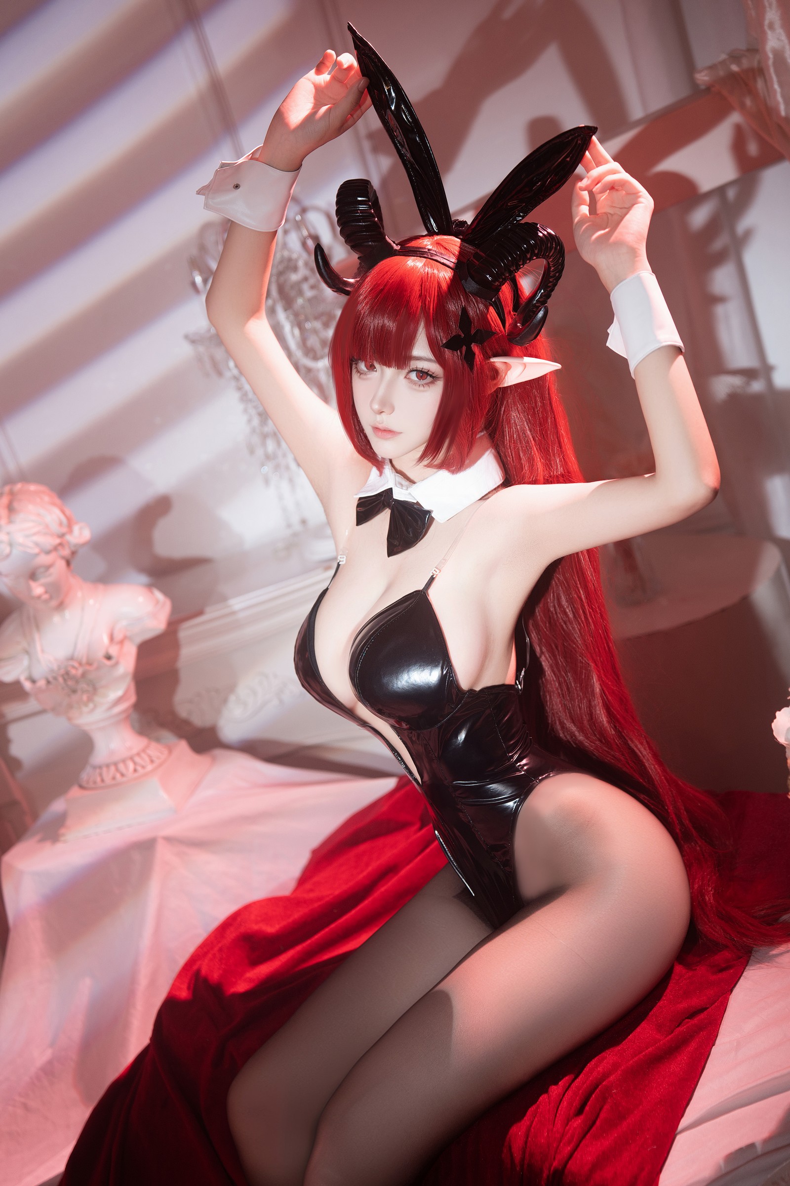 Seya-狮砸 – 25年01月限定 狂三旗袍 Cos 高清写真 2（12P-133.8MB）插图9