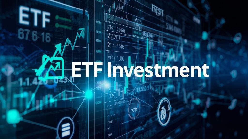 Stock market and ETF investing concept