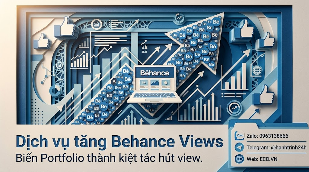 tăng behance views vip