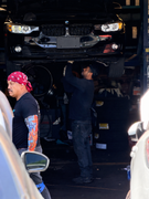 JP Auto Service inside the bay Los Angeles