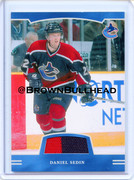 2002-03 BAP First Edition Jerseys #FE-039 [Daniel Sedin] [Vancouver Canucks] [~100] [swatch=purple b