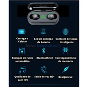 Fone de Ouvido Bluetooth