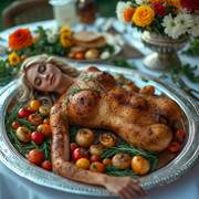 Garden wedding wom served Blonde 0 94