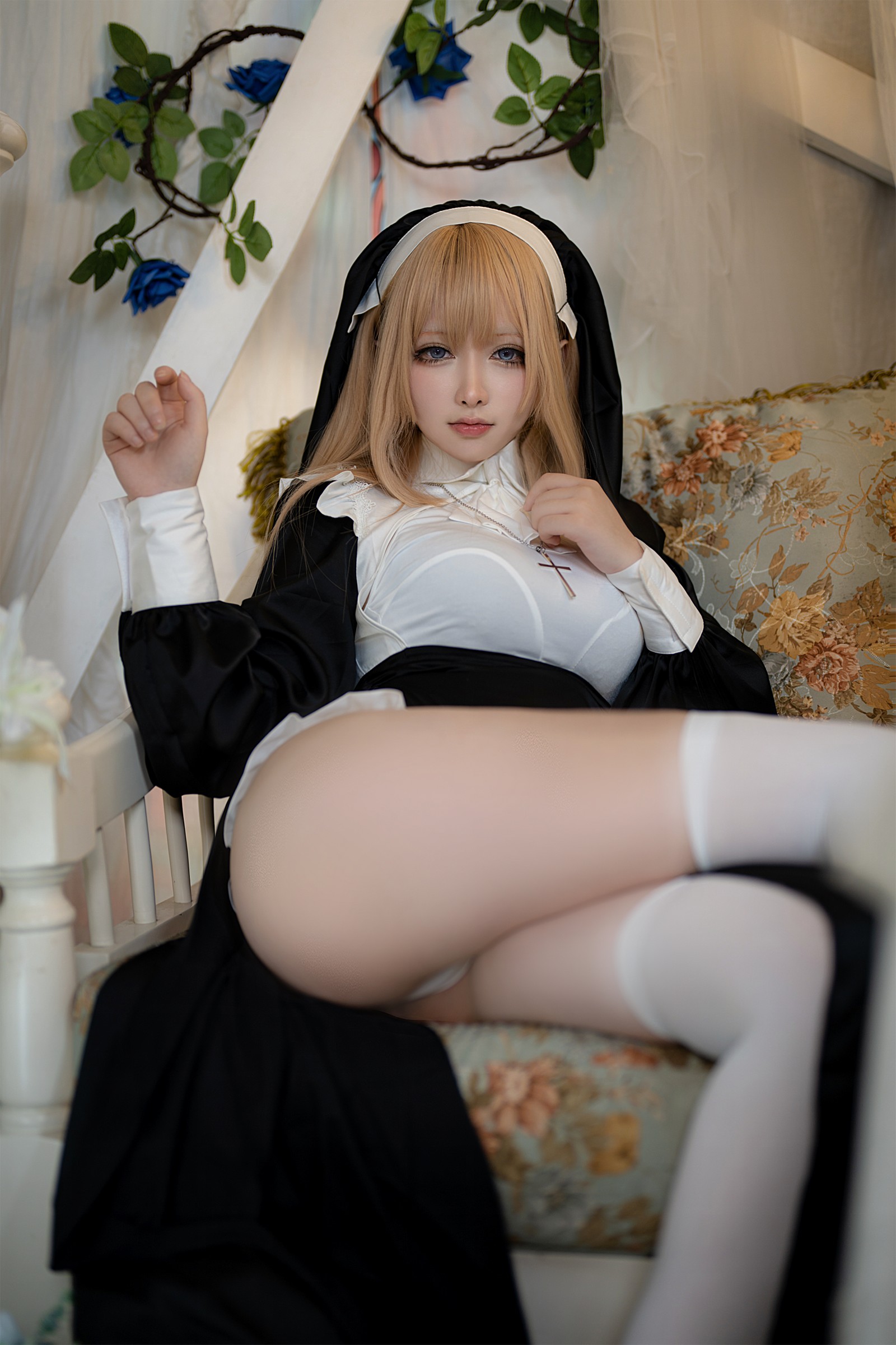 樱梨梨 修女 Cosplay 写真＋视频合集｜高清角色摄影（35P｜681MB）插图7