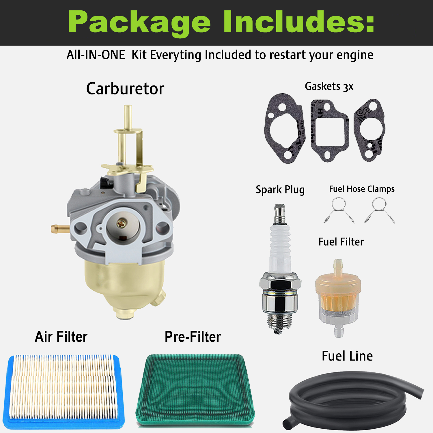 Carburetor for Yamaha MA190S5050 3100 PSI Pressure Washer | eBay