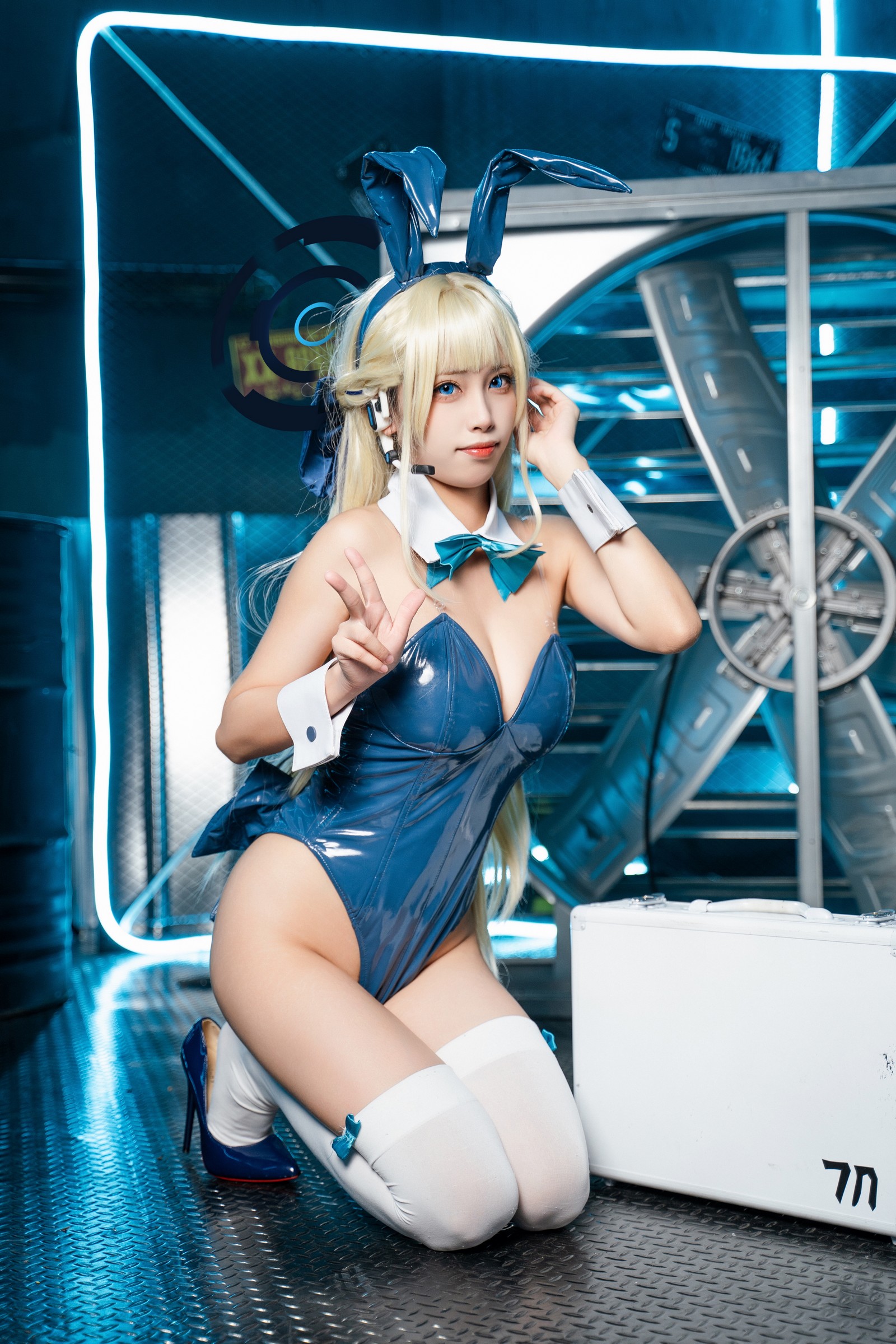 三無人型美女写真：飞鸟马时兔女郎战斗服 COS（60P／389.1M）插图7