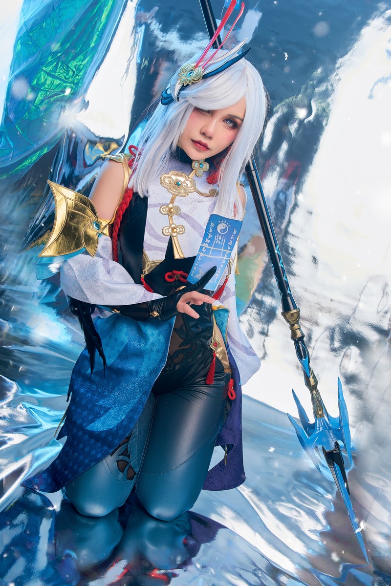 Joyce Lin2x Shenhe Cosplay Genshin Impact 写真集 89P插图2