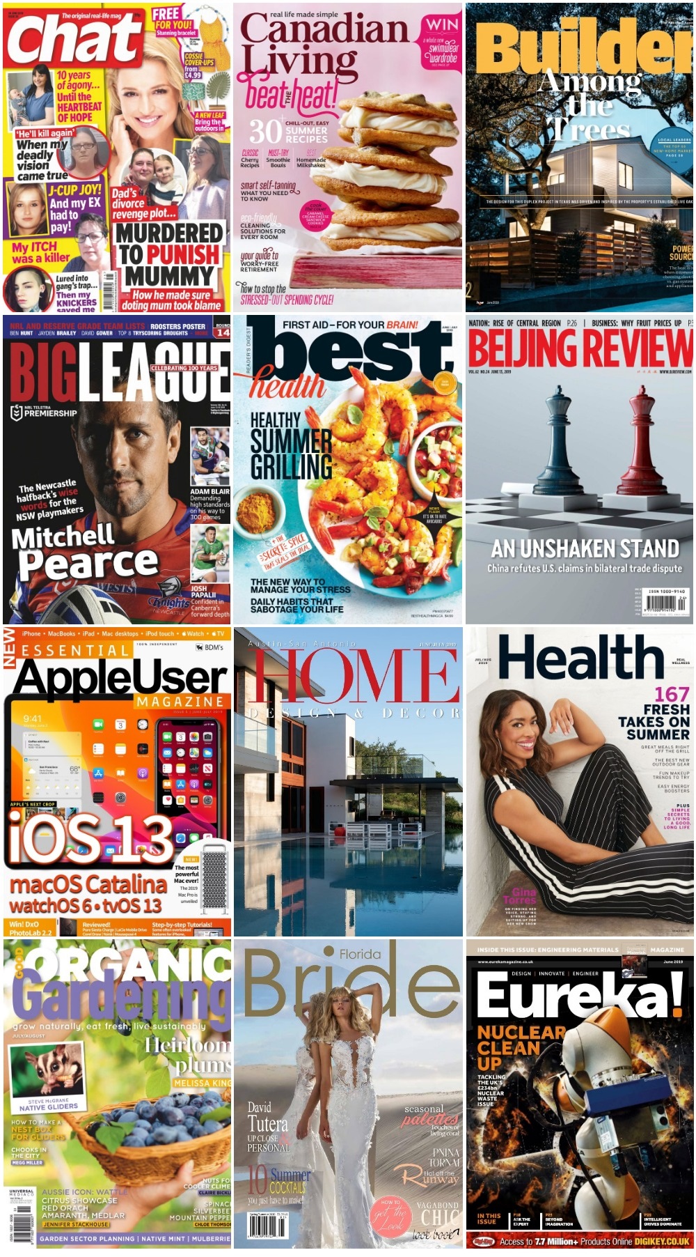 50 Assorted Magazines - June 27 2019