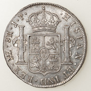 1815 - 8 reales Fernando VII. 1815. Lima. PAS5670