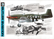 P-51D Mustang - Butler Aviation Poster