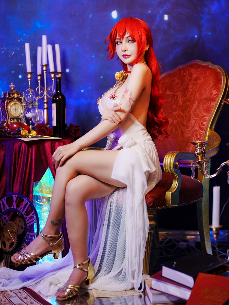Joyce Lin2x Himeko Dress Cosplay Honkai Star Rail 写真 74P插图5