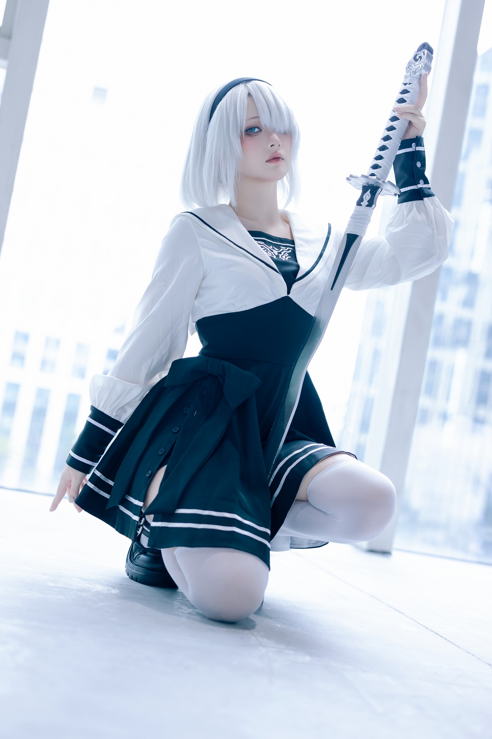 屿鱼 Yuyu 2B 萤火虫场照 Cosplay 写真合集（16P｜96MB）插图3