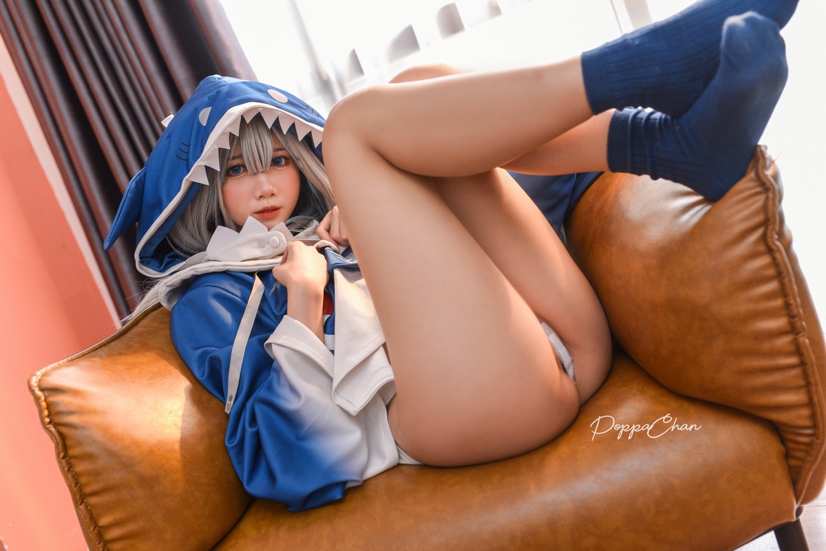 PoppaChan Gawr Gura Cosplay Pack (Hololive) Photos + Videos – 48 Photos 10 Videos 725MB插图8