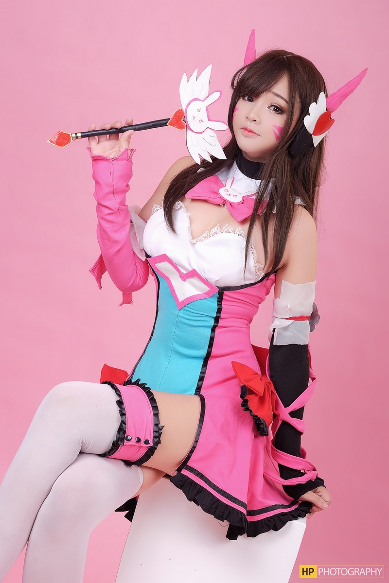 MiMi Chan D.Va 魔法少女 Cosplay 守望先锋写真【10P-26.9M】插图5