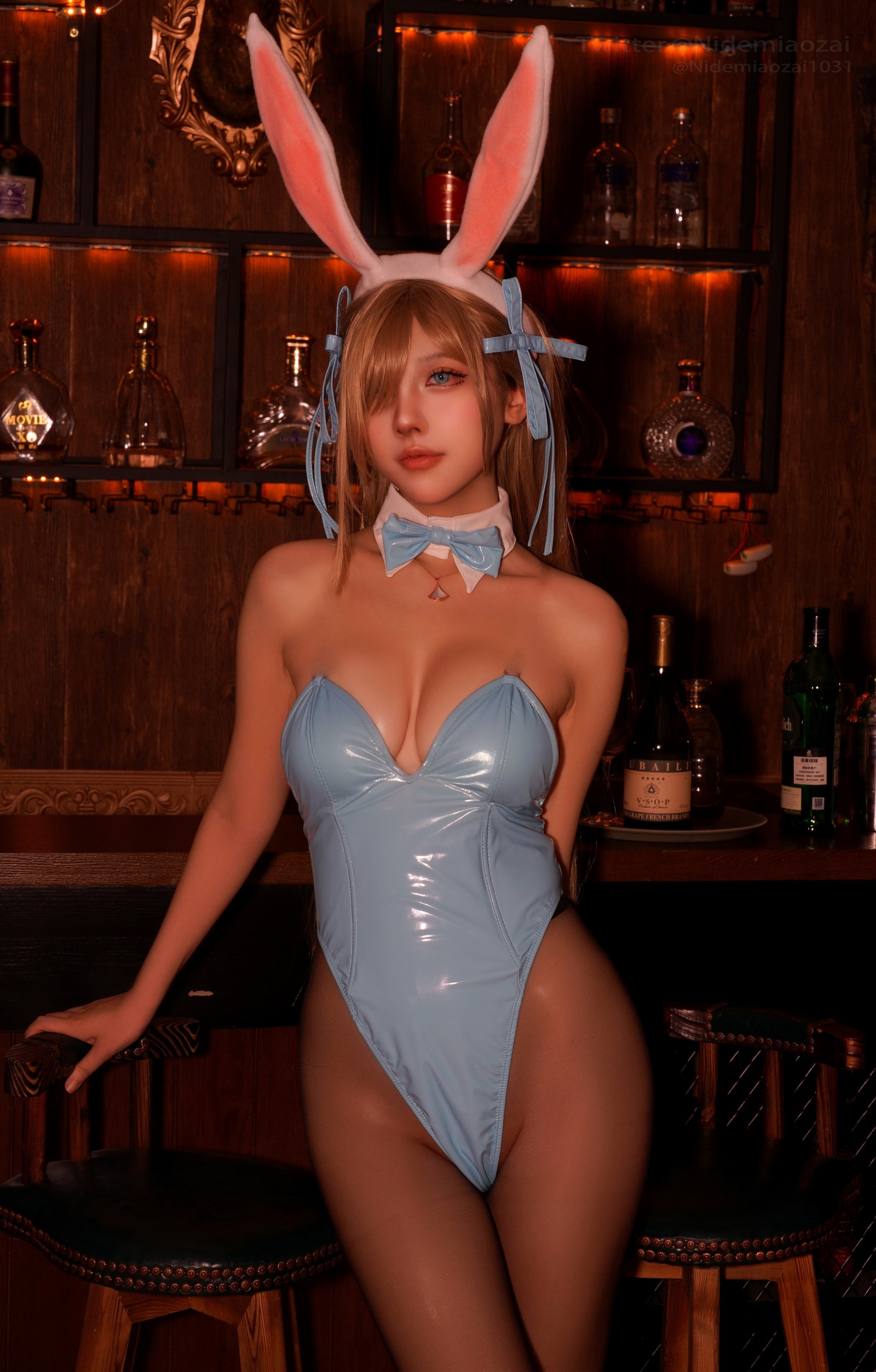 Cat Demon 喵崽｜碧蓝档案 明日奈 兔女郎 Cosplay 高清写真合集（123P）插图2