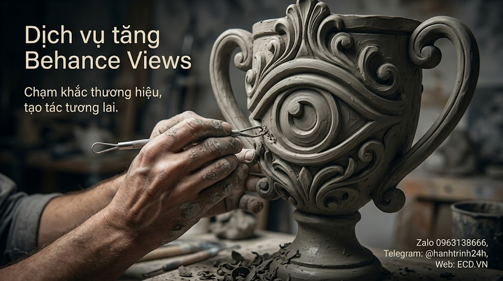 dịch vụ tăng behance views pro cho project