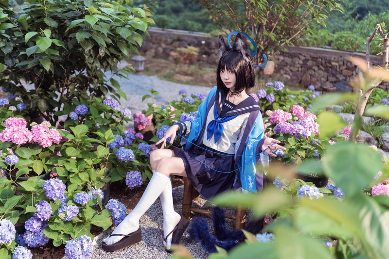 艾西Aiwest 桐生桔梗Cosplay写真图集 高清美图合集 48P (296.8M)插图7