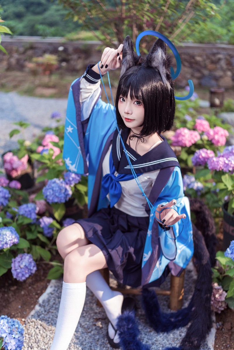 艾西Aiwest 桐生桔梗Cosplay写真图集 高清美图合集 48P (296.8M)插图6