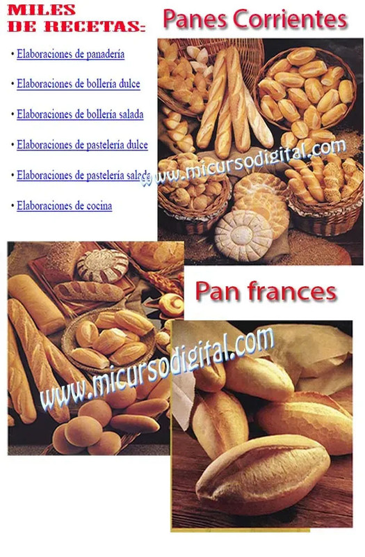 cursos panaderia recetas pan cursos gratis pasteleria