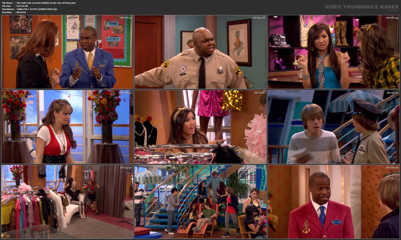 The Suite Life on Deck S02E03 In the Line of Duty.mkv