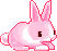 pink bunny gif
