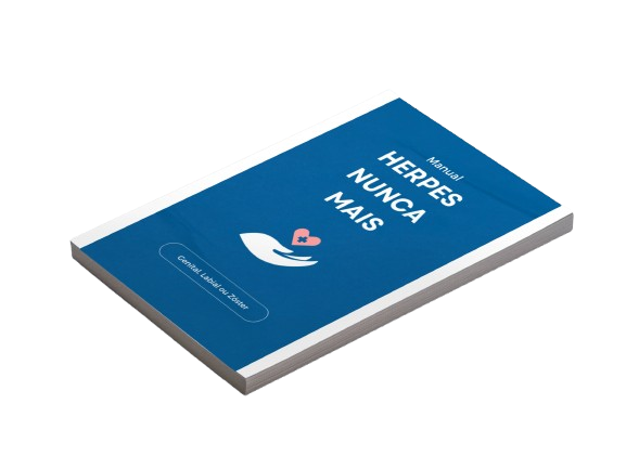 Capa do e-book Manual Herpes Nunca Mais protocolo preventivo e natural