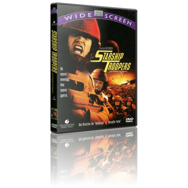 Portada - Starship Troopers Las Brigadas del Espacio [DVD9 Full] [Pal] [Cast/Ing/Ale/Ru] [Sub:Varios] [Animación] [1997]